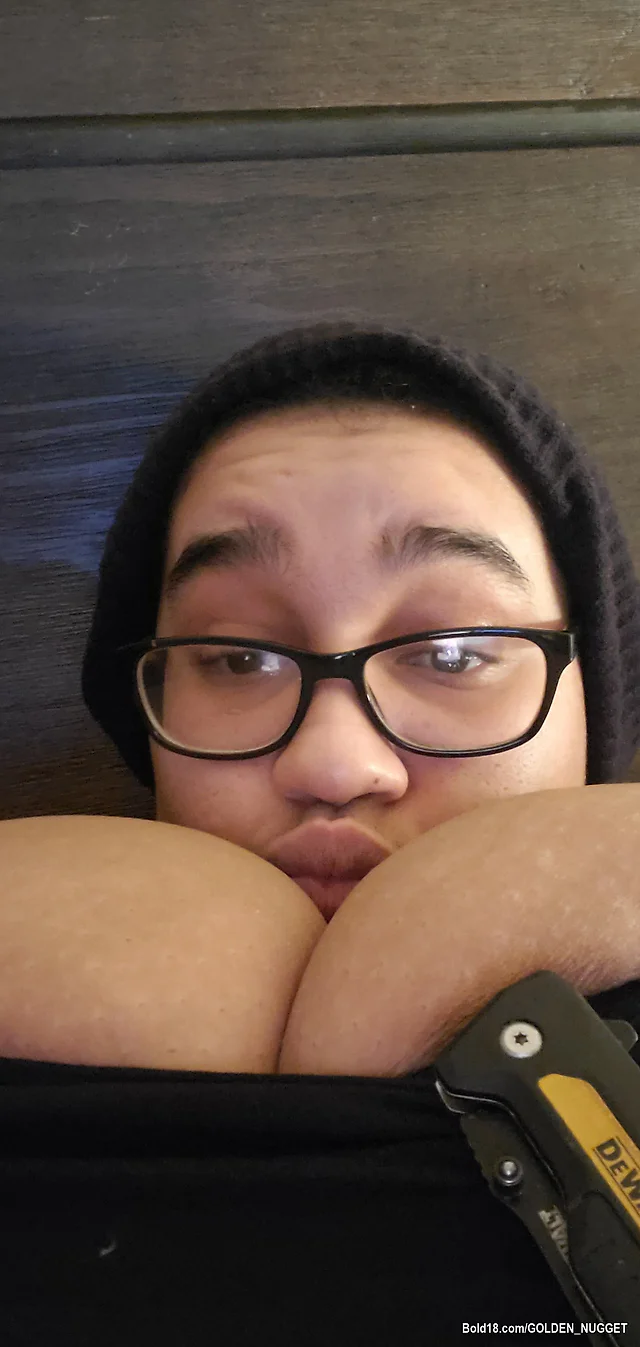 Being silly with my tits 😊 2/2
