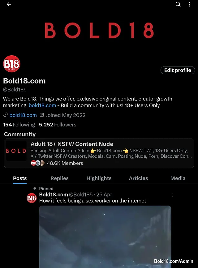 Our NSFW Twitter audience has grown to over 50,000 followers/members Thanks for contributing your content & helping us grow