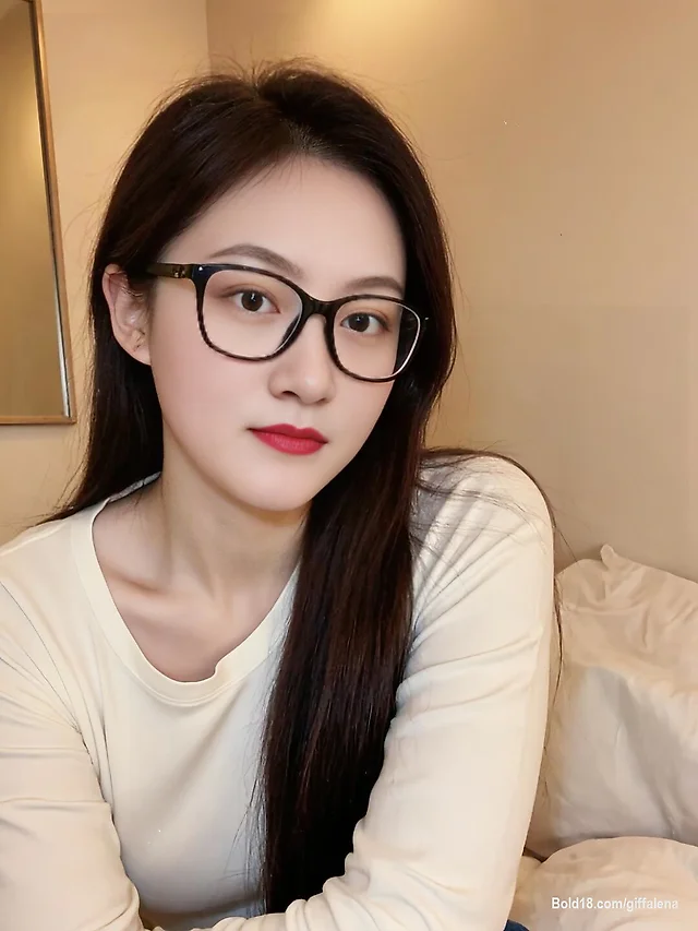 with glasses